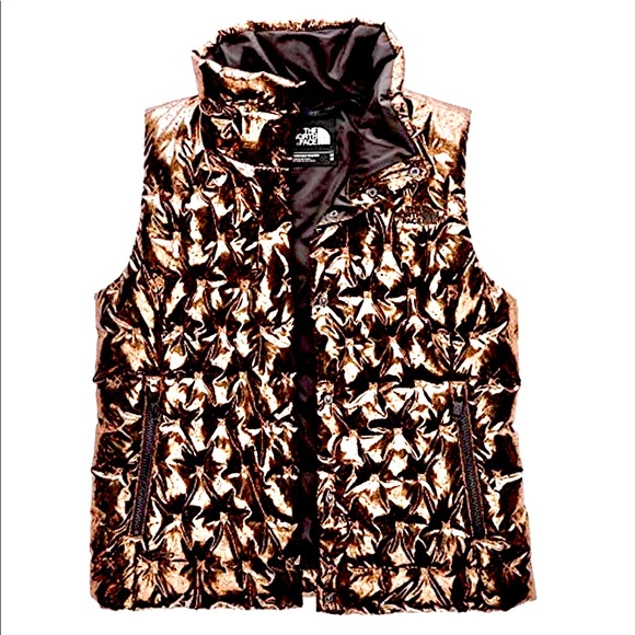 1 Left North Face Ltd Edition Goose Down Crop Puffer Vest - Picture 2 of 14